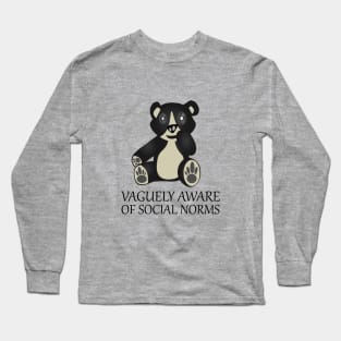 Vaguely aware of social norms Long Sleeve T-Shirt